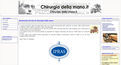 Desktop Screenshot of chirurgiadellamano.it